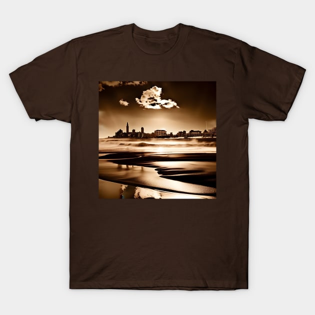 Bondi Beach Sydney Photo T-Shirt by druidwolfart